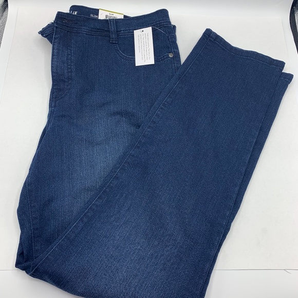 Style & Co. Denim - Style & Co Slim High Rise Tummy Control Long 14L